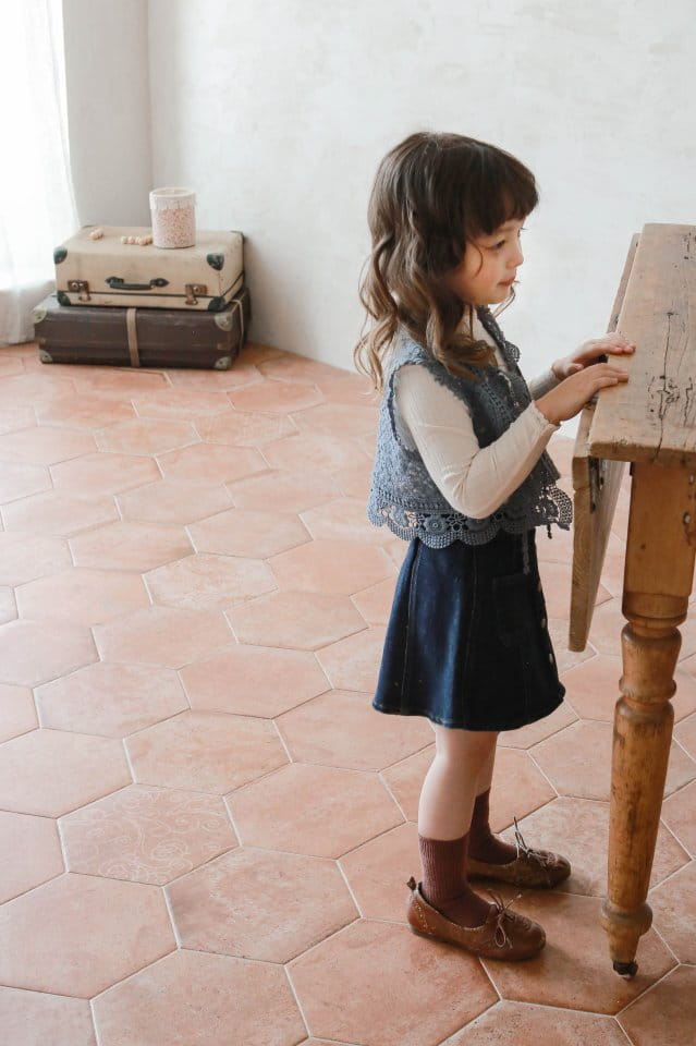 FLO - Korean Children Fashion - #Kfashion4kids - Sunny Denim Skirt - 8