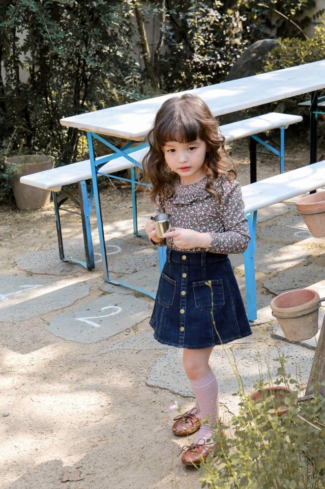 FLO - Korean Children Fashion - #Kfashion4kids - Sunny Denim Skirt - 9