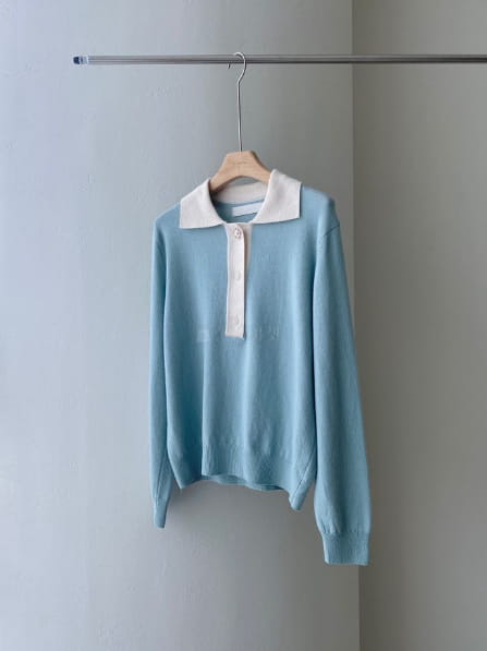 FLOATY - Korean Children Fashion - #Kfashion4kids - Color Rion Collar Knit  - 11