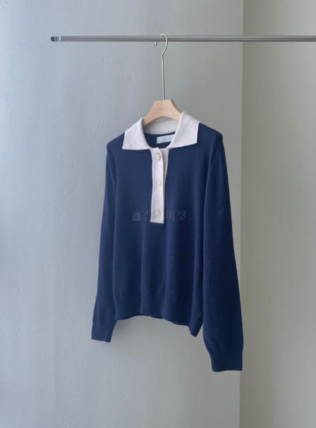 FLOATY - Korean Children Fashion - #Kfashion4kids - Color Rion Collar Knit  - 12