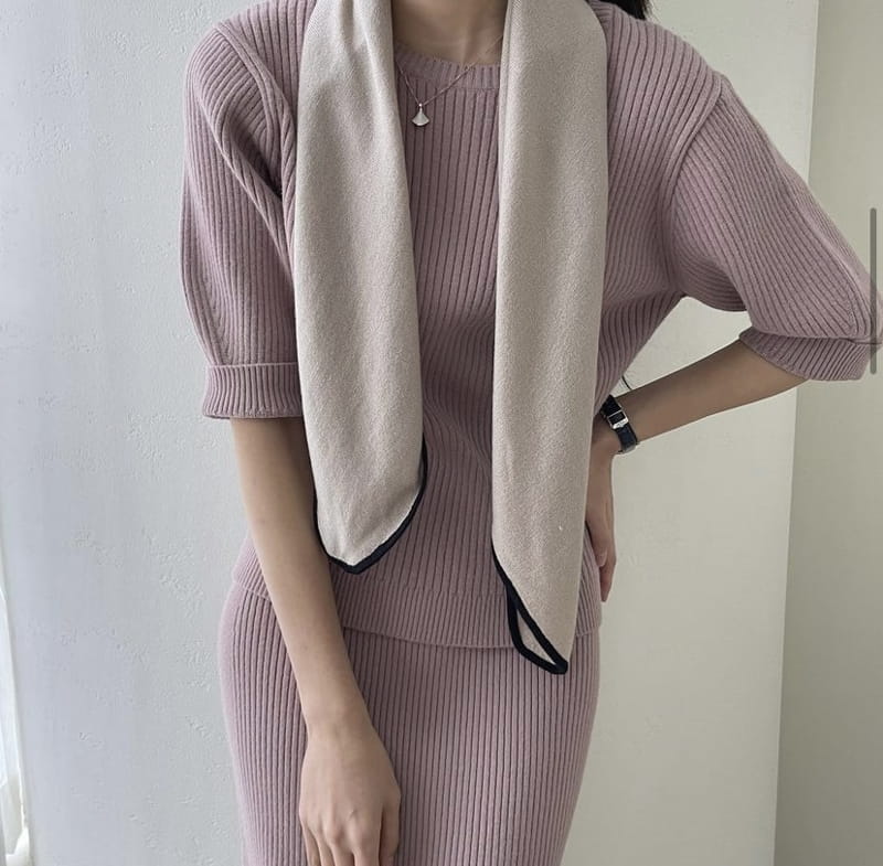 FLOATY - Korean Children Fashion - #Kfashion4kids - Pomi Rib Round Knit - 6
