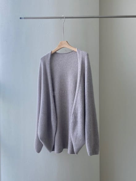 FLOATY - Korean Children Fashion - #Kfashion4kids - Raccoon Mauve Shawl Cardigan - 8