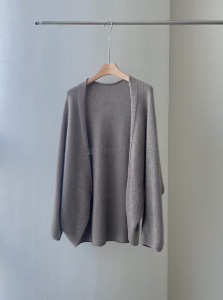 FLOATY - Korean Children Fashion - #Kfashion4kids - Raccoon Mauve Shawl Cardigan - 9