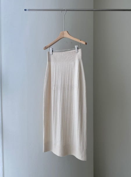 FLOATY - Korean Children Fashion - #Kfashion4kids - Holgament Ember Round Knit Skirt - 8