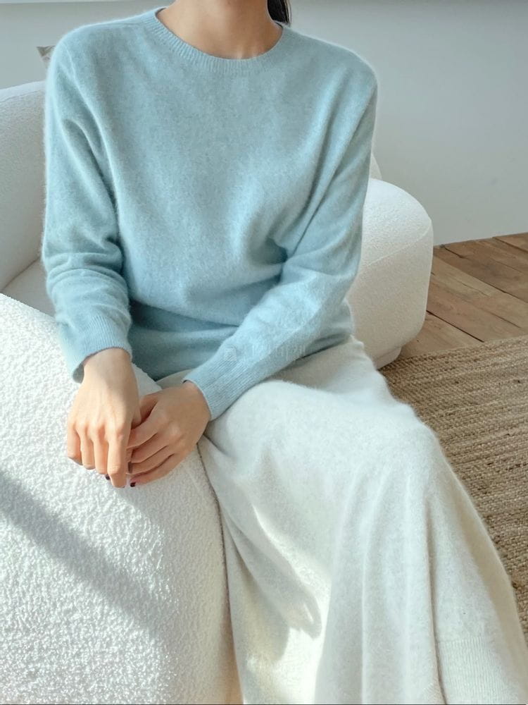 FLOATY - Korean Children Fashion - #Kfashion4kids - Holgament Core Round Knit - 3