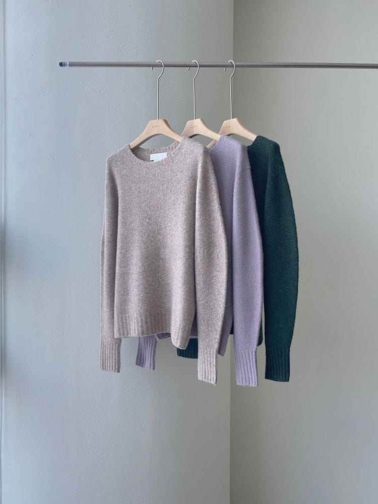 FLOATY - Korean Children Fashion - #Kfashion4kids - Holgament Burn Round Knit - 4