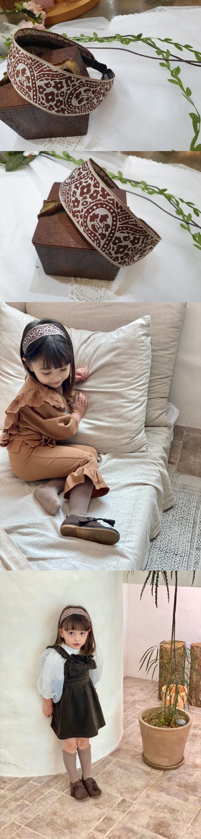 FLOWER J - Korean Children Fashion - #Kfashion4kids - Paisley Hairband