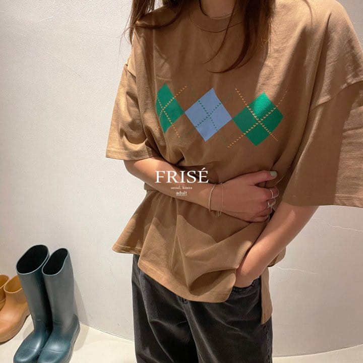 FRISE - Korean Children Fashion - #Kfashion4kids - Argyle Short Sleeves with Mom - 12