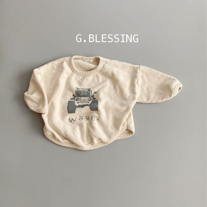 G BLESSING - Korean Children Fashion - #Kfashion4kids - Wave Tee