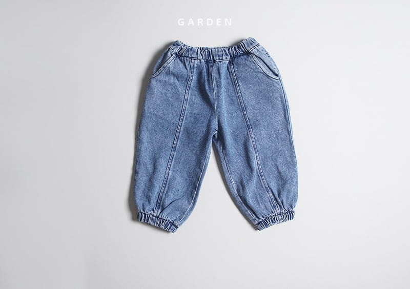 GARDEN - Korean Children Fashion - #Kfashion4kids - Stitch Denim Pants - 4