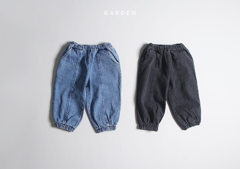 GARDEN - Korean Children Fashion - #Kfashion4kids - Stitch Denim Pants - 8
