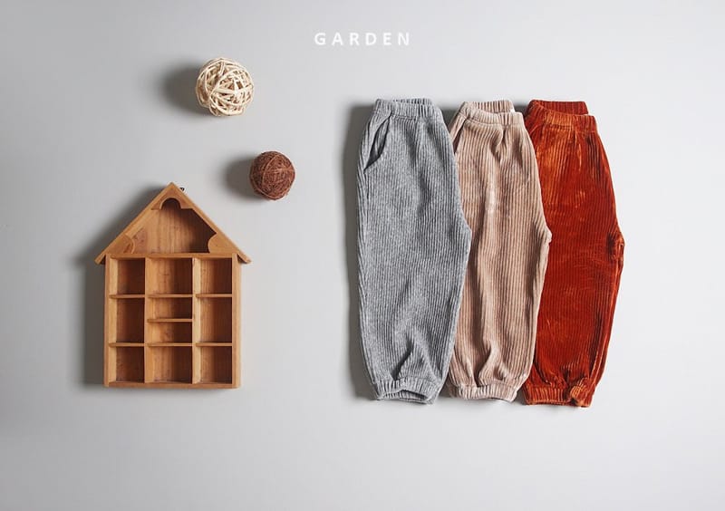 GARDEN - Korean Children Fashion - #Kfashion4kids - Velvet Jogger Pants