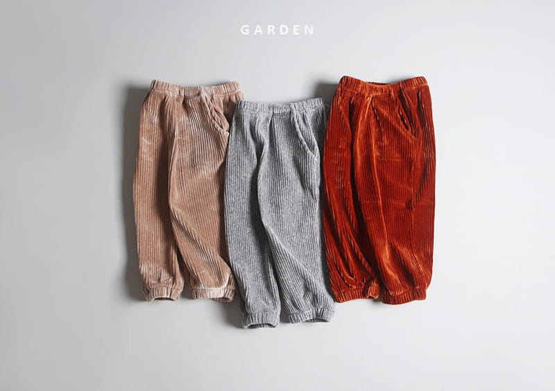GARDEN - Korean Children Fashion - #Kfashion4kids - Velvet Jogger Pants - 3
