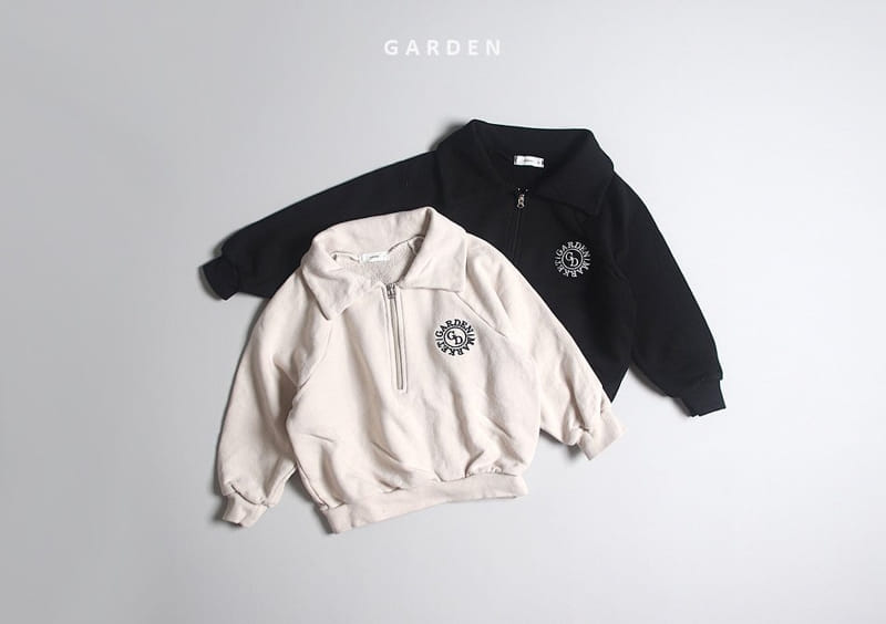 GARDEN - Korean Children Fashion - #Kfashion4kids - Half Open Sweatshirt