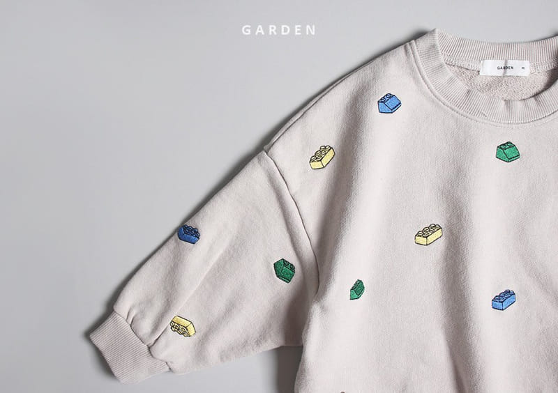 GARDEN - Korean Children Fashion - #Kfashion4kids - Lego Embroidery Sweatshirt - 10