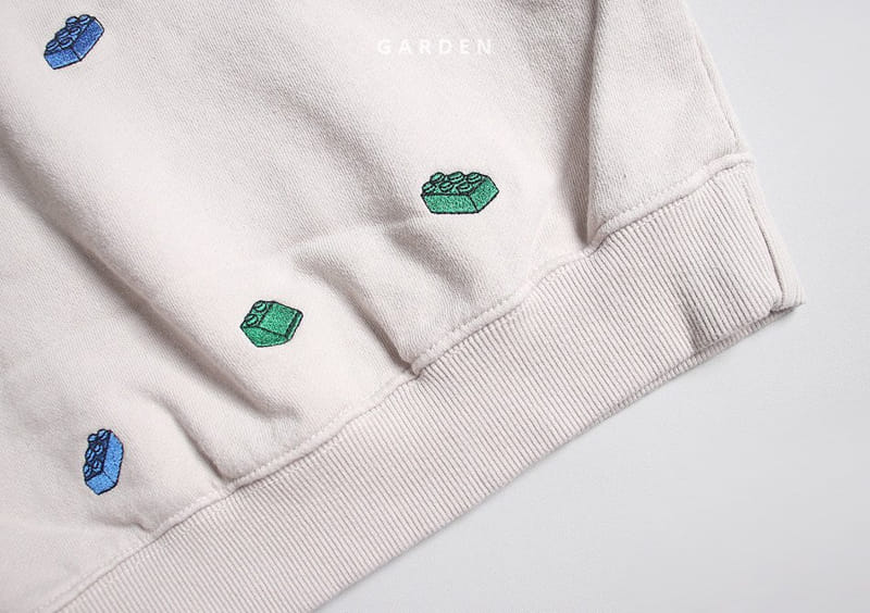 GARDEN - Korean Children Fashion - #Kfashion4kids - Lego Embroidery Sweatshirt - 12