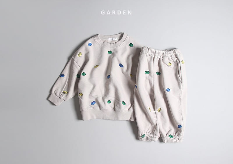 GARDEN - Korean Children Fashion - #Kfashion4kids - Lego Embroidery Sweatshirt - 2