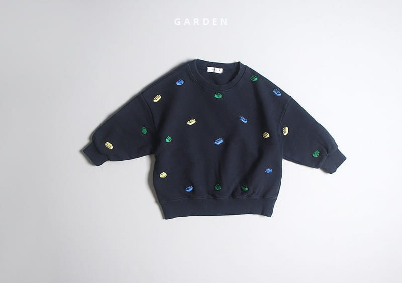 GARDEN - Korean Children Fashion - #Kfashion4kids - Lego Embroidery Sweatshirt - 4