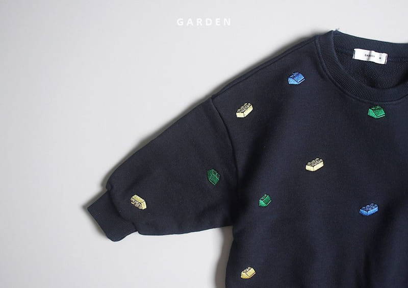 GARDEN - Korean Children Fashion - #Kfashion4kids - Lego Embroidery Sweatshirt - 5