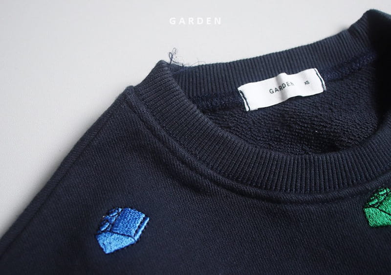 GARDEN - Korean Children Fashion - #Kfashion4kids - Lego Embroidery Sweatshirt - 6