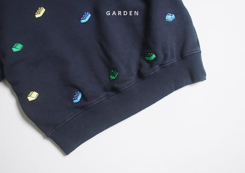 GARDEN - Korean Children Fashion - #Kfashion4kids - Lego Embroidery Sweatshirt - 7
