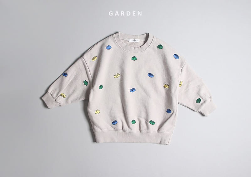 GARDEN - Korean Children Fashion - #Kfashion4kids - Lego Embroidery Sweatshirt - 9