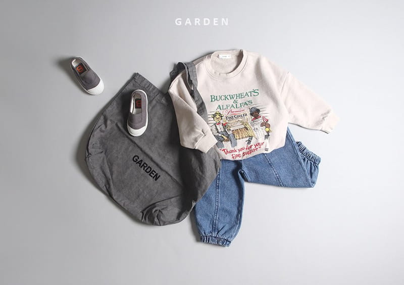 GARDEN - Korean Children Fashion - #Kfashion4kids - Vintage Print Sweatshirt