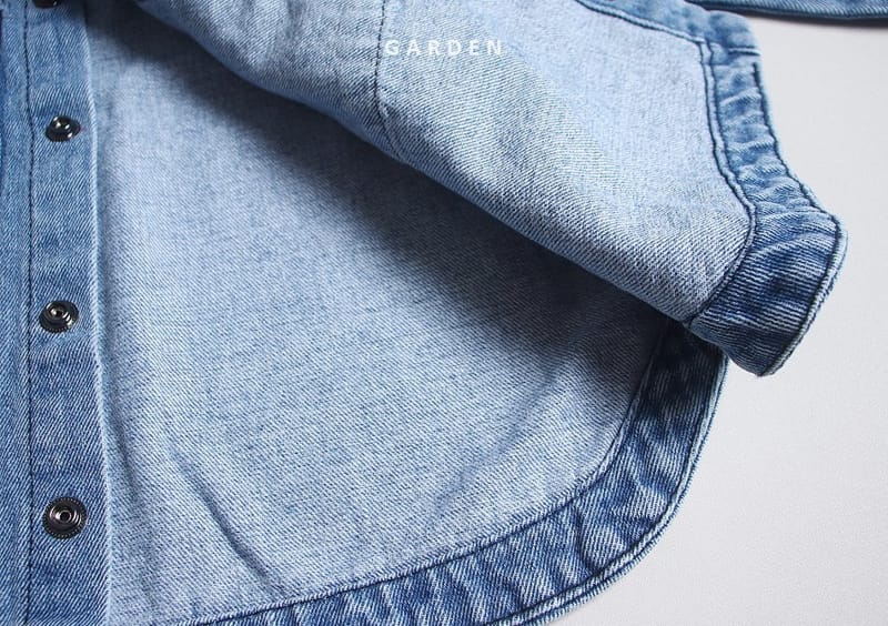 GARDEN - Korean Children Fashion - #Kfashion4kids - Hood Denim Shirt - 10