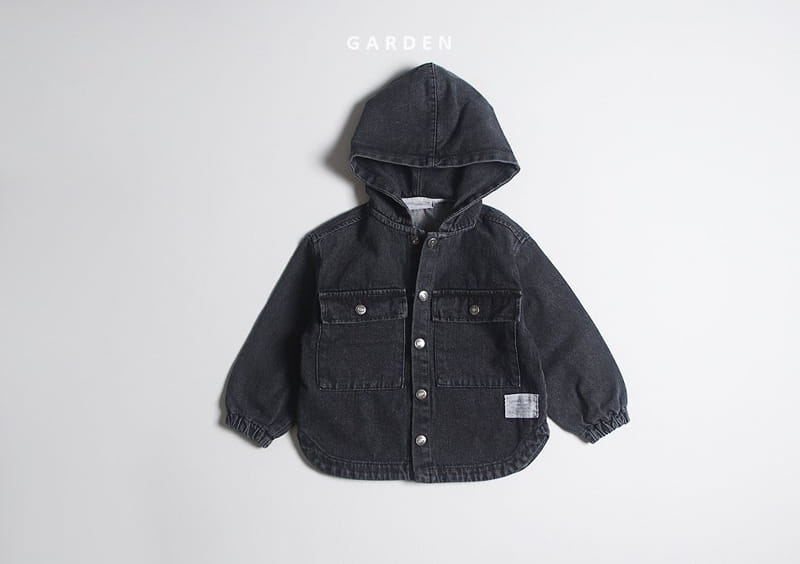 GARDEN - Korean Children Fashion - #Kfashion4kids - Hood Denim Shirt - 11