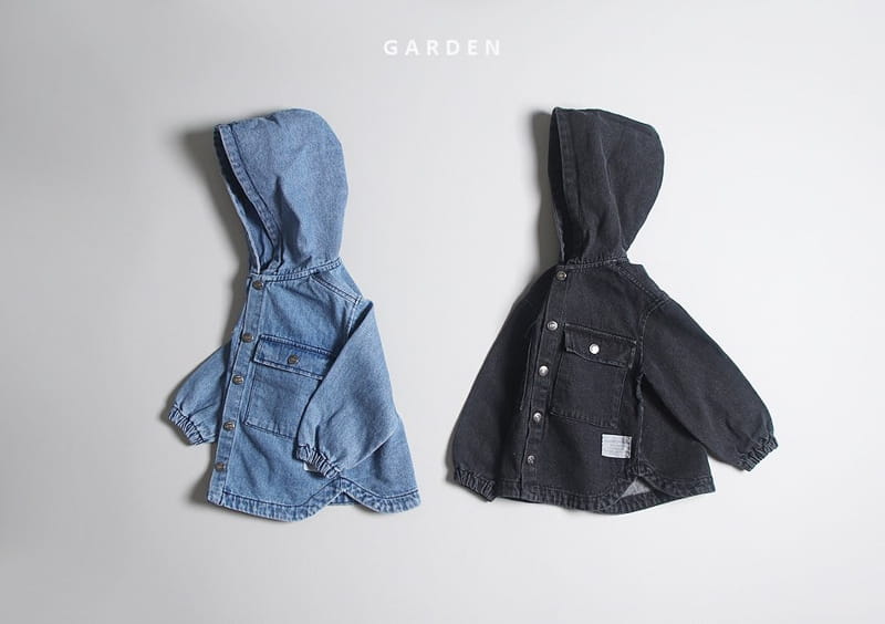 GARDEN - Korean Children Fashion - #Kfashion4kids - Hood Denim Shirt - 3