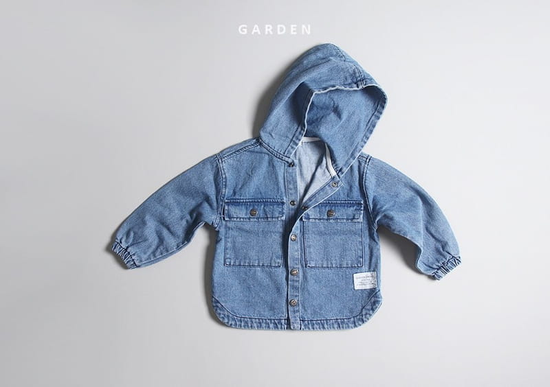 GARDEN - Korean Children Fashion - #Kfashion4kids - Hood Denim Shirt - 5