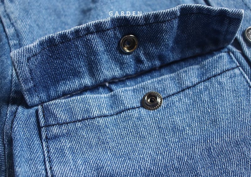 GARDEN - Korean Children Fashion - #Kfashion4kids - Hood Denim Shirt - 8