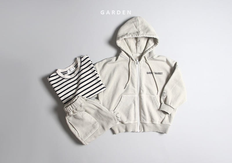 GARDEN - Korean Children Fashion - #Kfashion4kids - Pigment Hood Zip-up Jacket