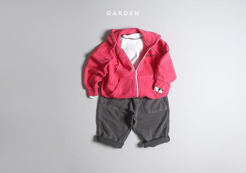 GARDEN - Korean Children Fashion - #Kfashion4kids - Pigment Hood Zip-up Jacket - 7