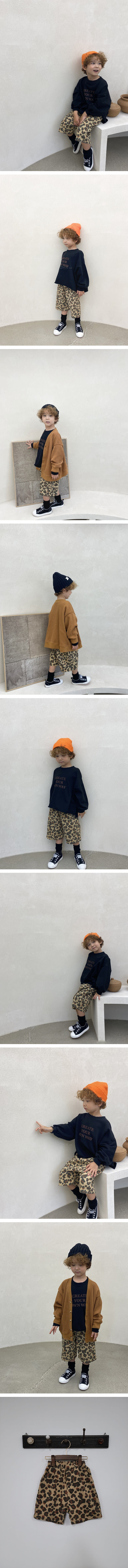 GREEN TOMATO - Korean Children Fashion - #Kfashion4kids - Leopard Midi Pants