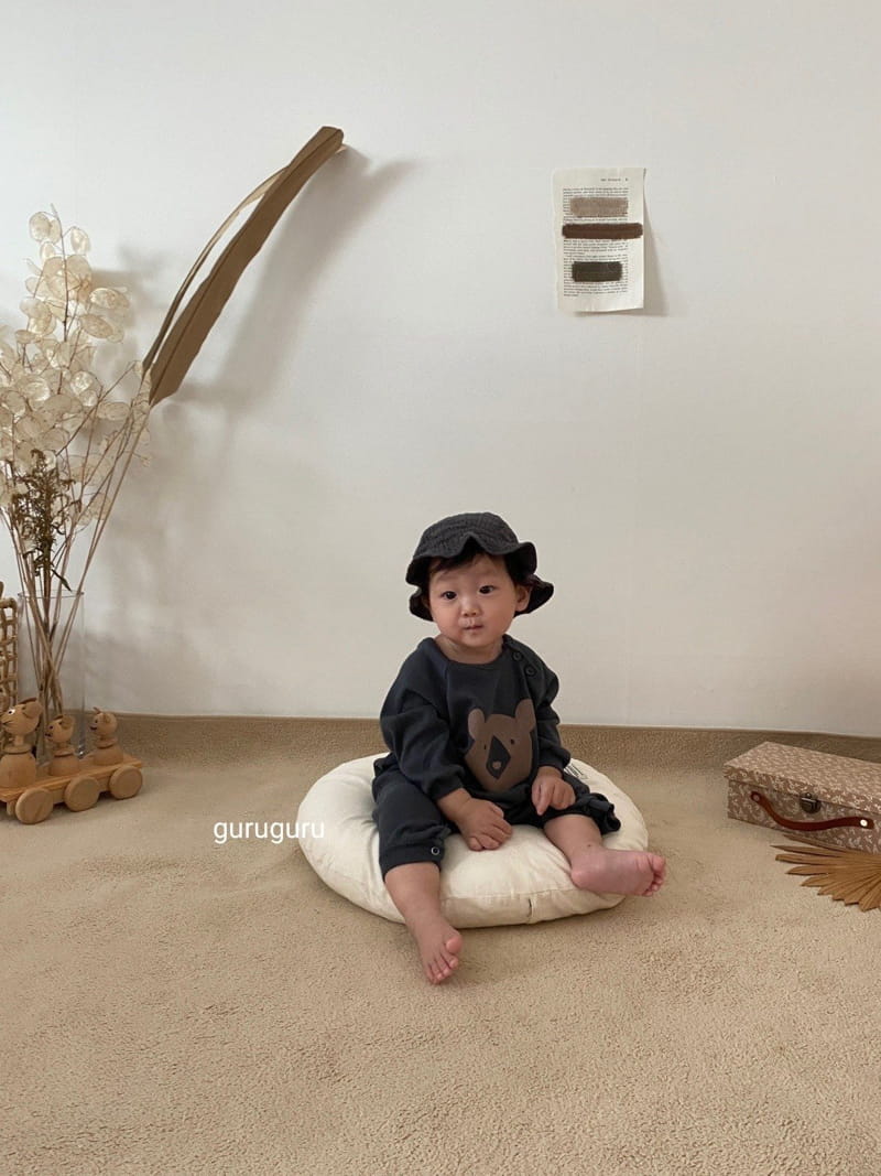 GURU GURU - Korean Children Fashion - #Kfashion4kids - Bear Romper - 6
