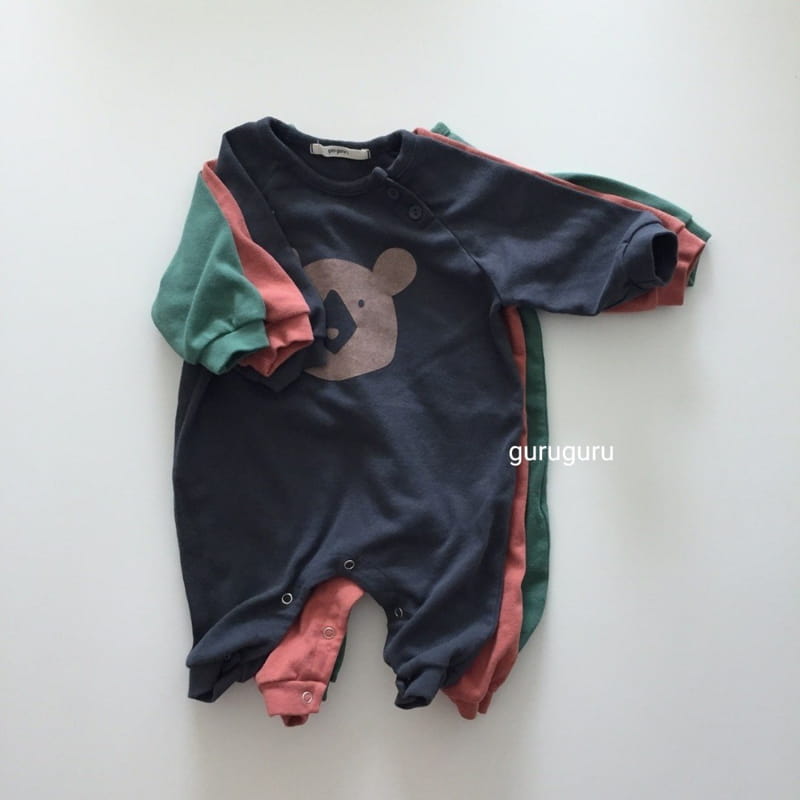 GURU GURU - Korean Children Fashion - #Kfashion4kids - Bear Romper - 8