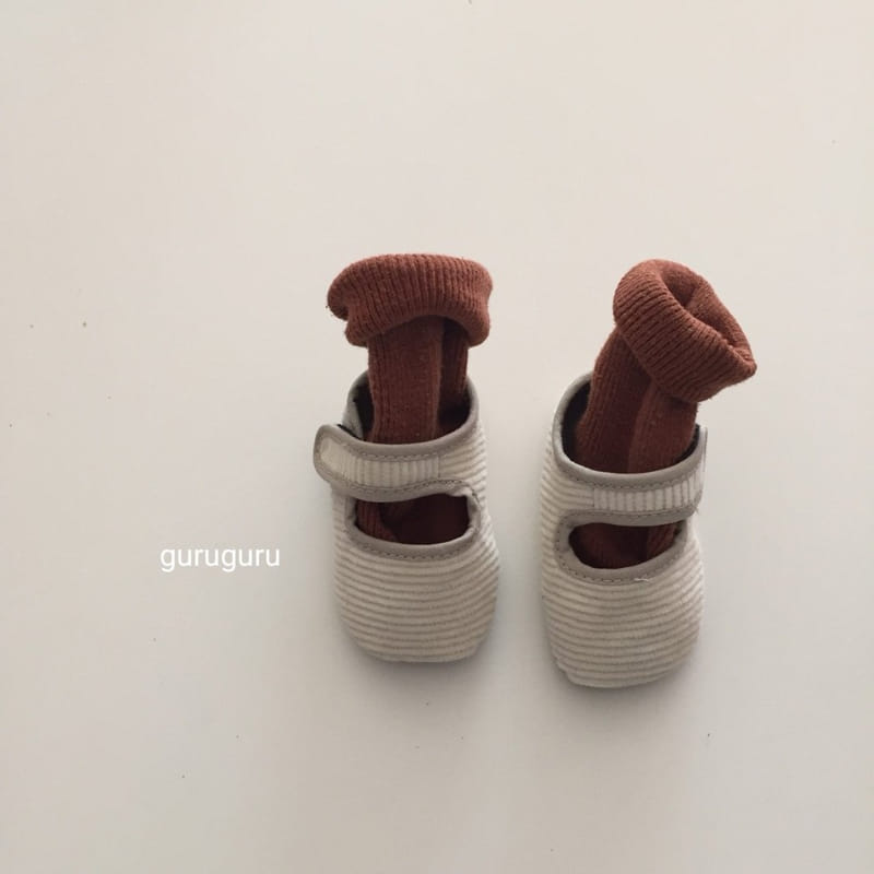 GURU GURU - Korean Children Fashion - #Kfashion4kids - Rib Baby Shoes - 2