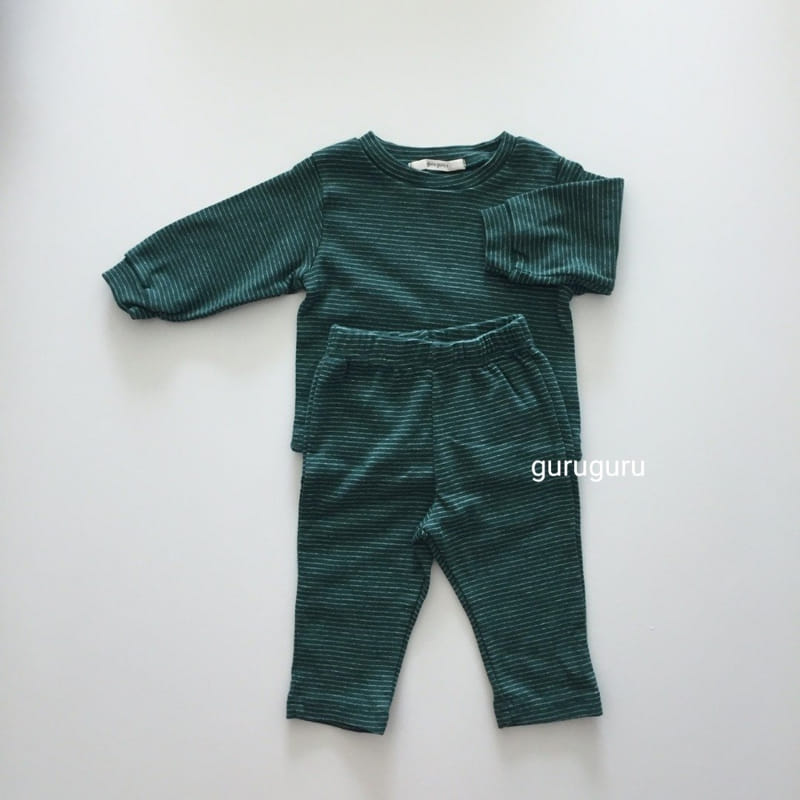 GURU GURU - Korean Children Fashion - #Kfashion4kids - Stripes Easywear
