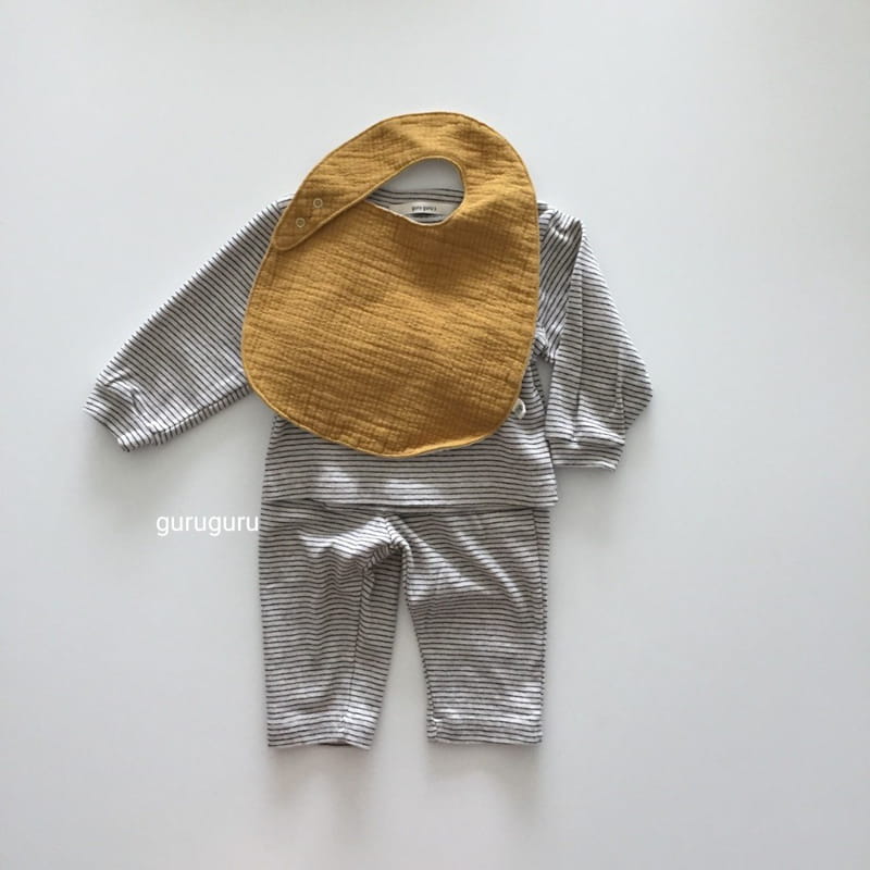 GURU GURU - Korean Children Fashion - #Kfashion4kids - Stripes Easywear - 3