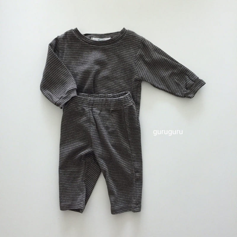 GURU GURU - Korean Children Fashion - #Kfashion4kids - Stripes Easywear - 4
