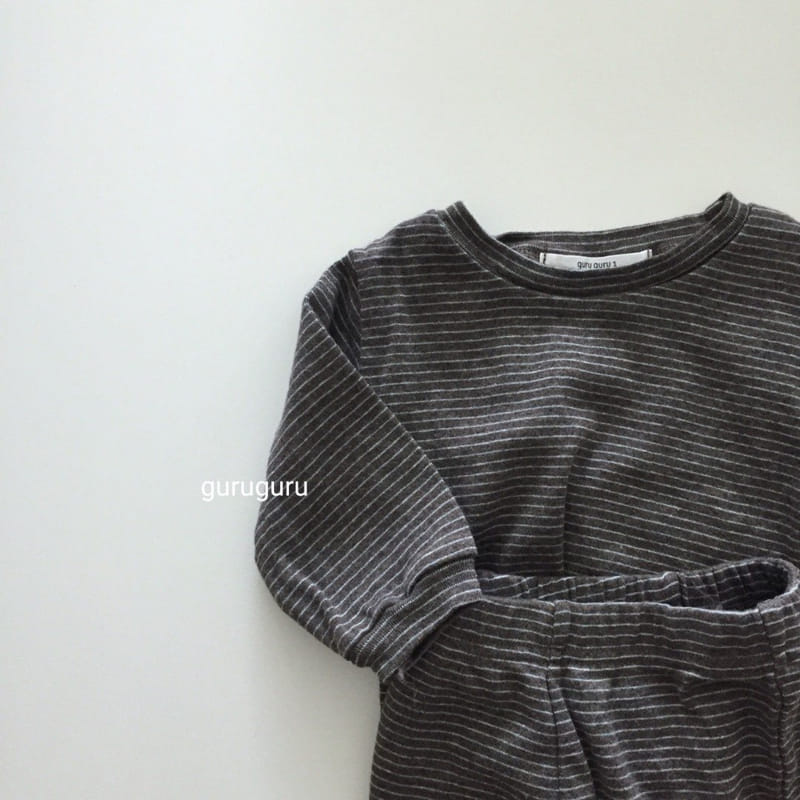 GURU GURU - Korean Children Fashion - #Kfashion4kids - Stripes Easywear - 5