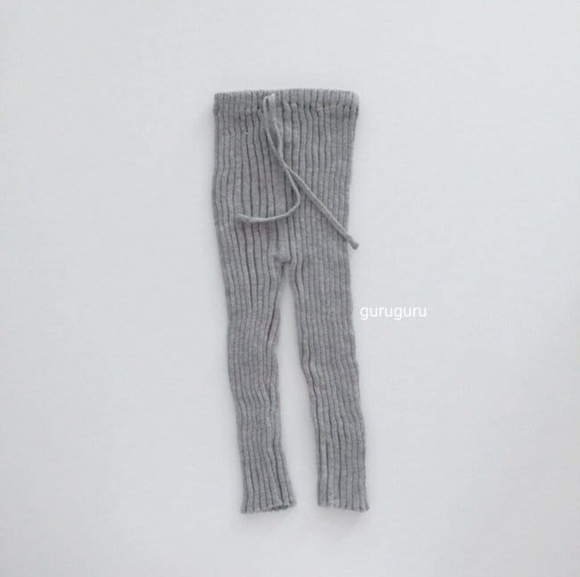 GURU GURU - Korean Children Fashion - #Kfashion4kids - Knit Leggings - 3