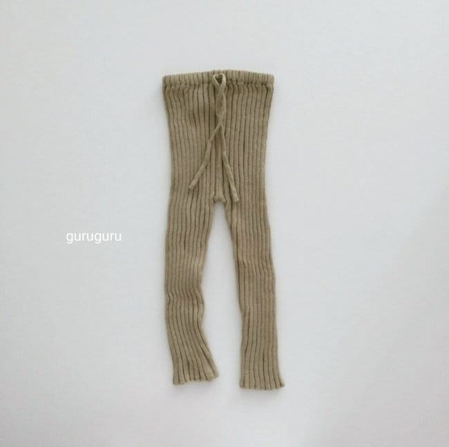 GURU GURU - Korean Children Fashion - #Kfashion4kids - Knit Leggings - 4
