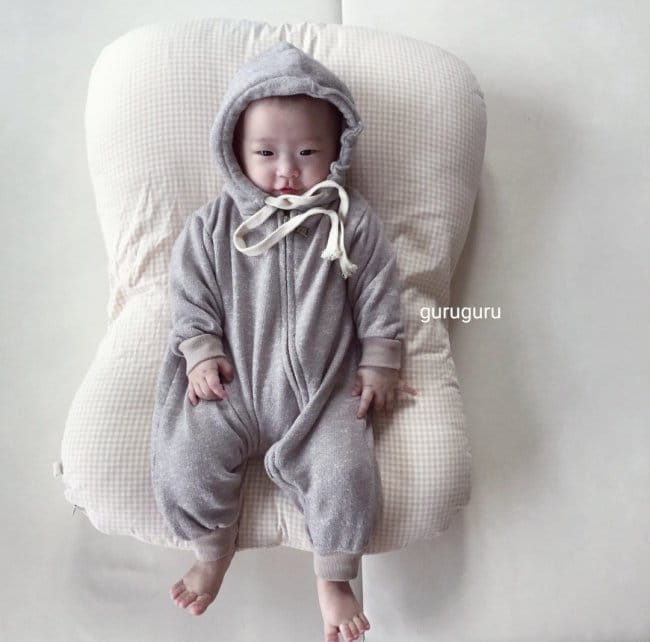 GURU GURU - Korean Children Fashion - #Kfashion4kids - Melan Hoody Bodysuit - 12
