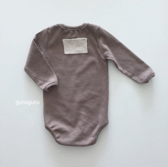 GURU GURU - Korean Children Fashion - #Kfashion4kids - Basic Patch Bodysuit - 6