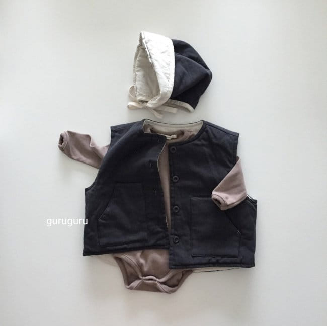 GURU GURU - Korean Children Fashion - #Kfashion4kids - Basic Patch Bodysuit - 9