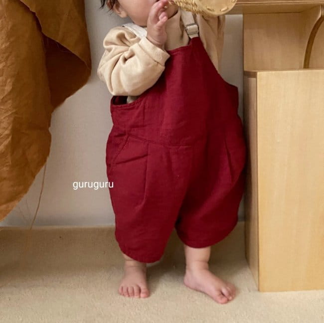 GURU GURU - Korean Children Fashion - #Kfashion4kids - Tank Dungarees Pants - 10