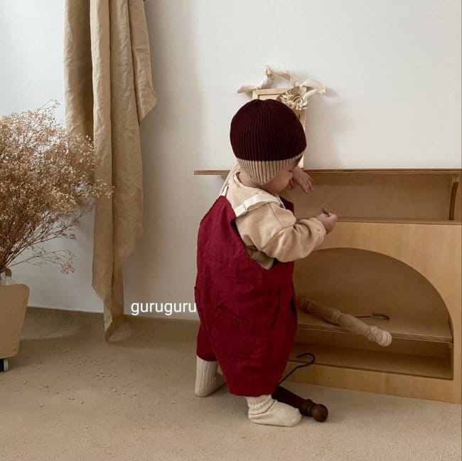 GURU GURU - Korean Children Fashion - #Kfashion4kids - Tank Dungarees Pants - 12