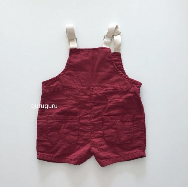 GURU GURU - Korean Children Fashion - #Kfashion4kids - Tank Dungarees Pants - 3
